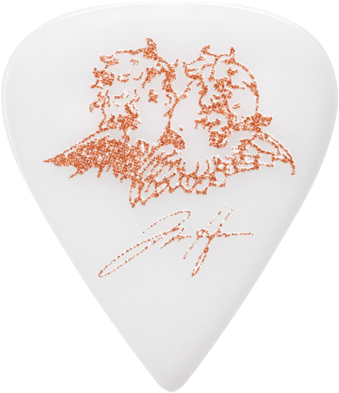 IBANEZ Tim Henson Pick Heavy, 50 Pieces/Bulk - White/Pink with W6RST Logo