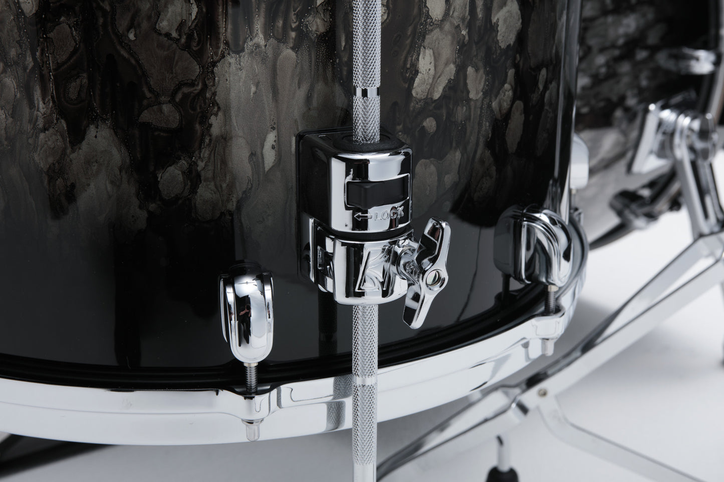 TAMA Starclassic Walnut/Birch Lacquer Shell Kit 4 pcs - Molten Platinum Burst/Chrome HW