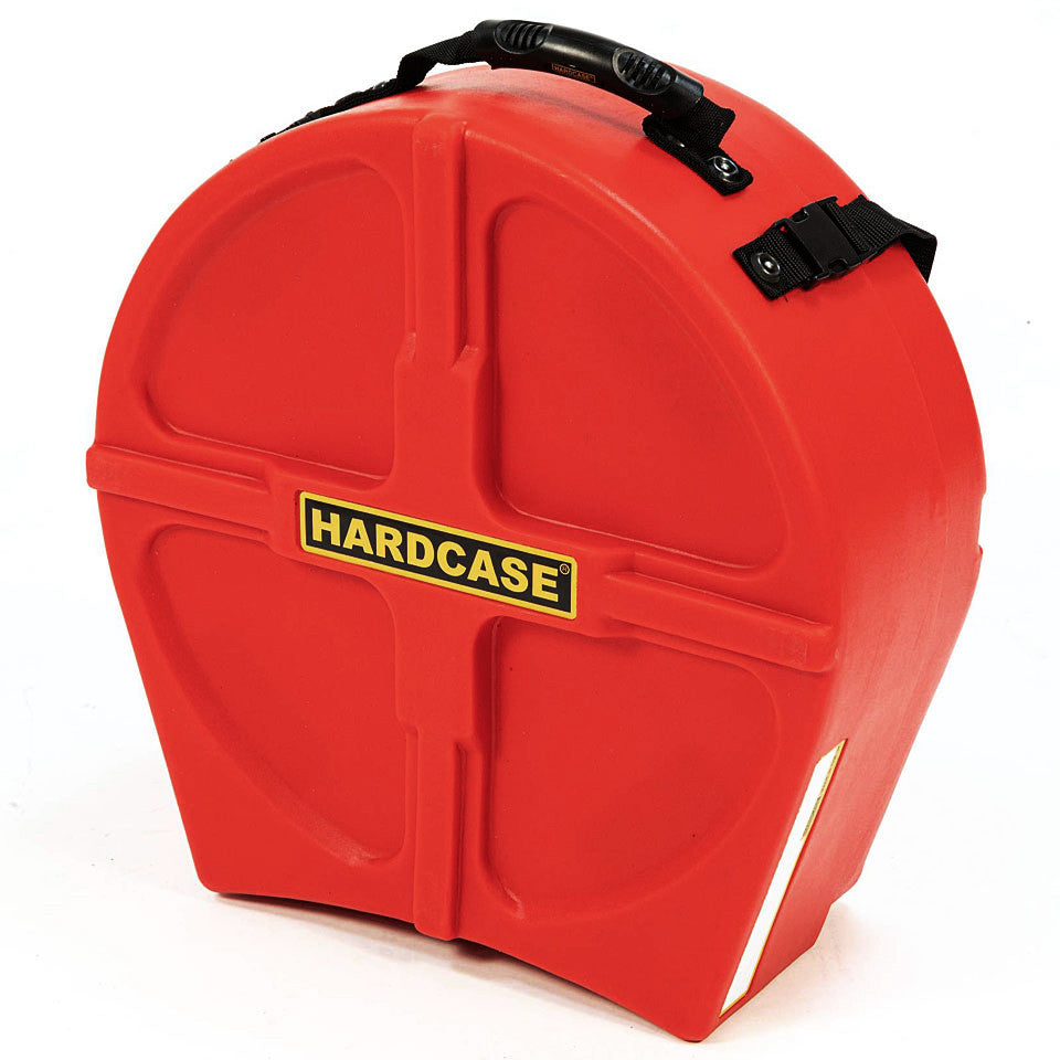 HARDCASE Floor Tom Case 14" - Red / komplett gepolstert