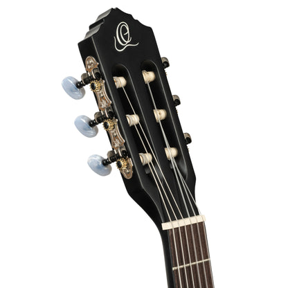 ORTEGA Family Series 3/4 Konzertgitarre 6-String - Satin Black + Gigbag