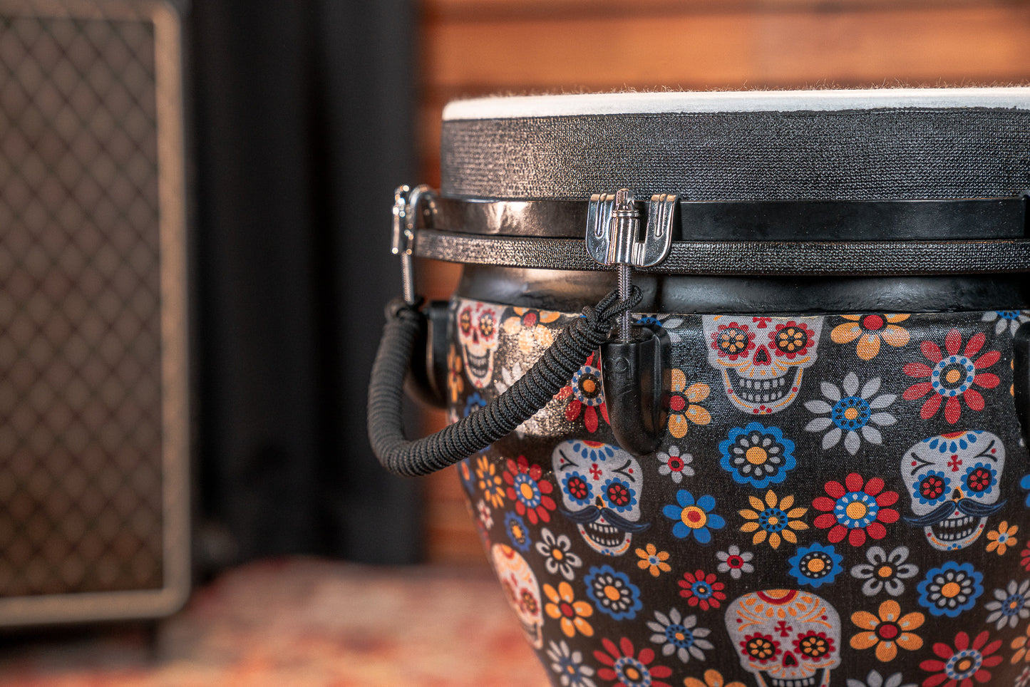 MEINL Percussion Jumbo Djembe 12" - Day Of The Dead