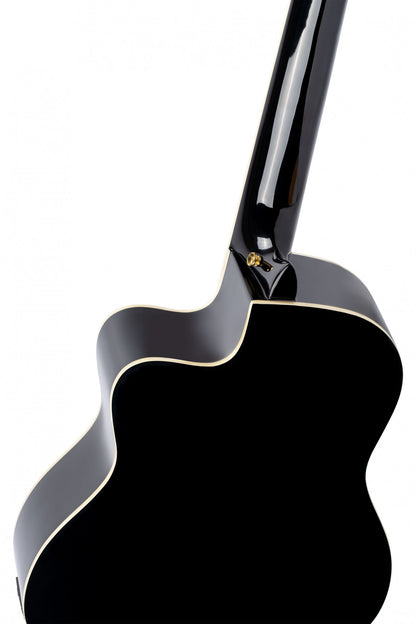 ORTEGA Family Series Pro 4/4 Classical Guitar 6 String - Solid Spruce / Mahogany Black + Gig Bag