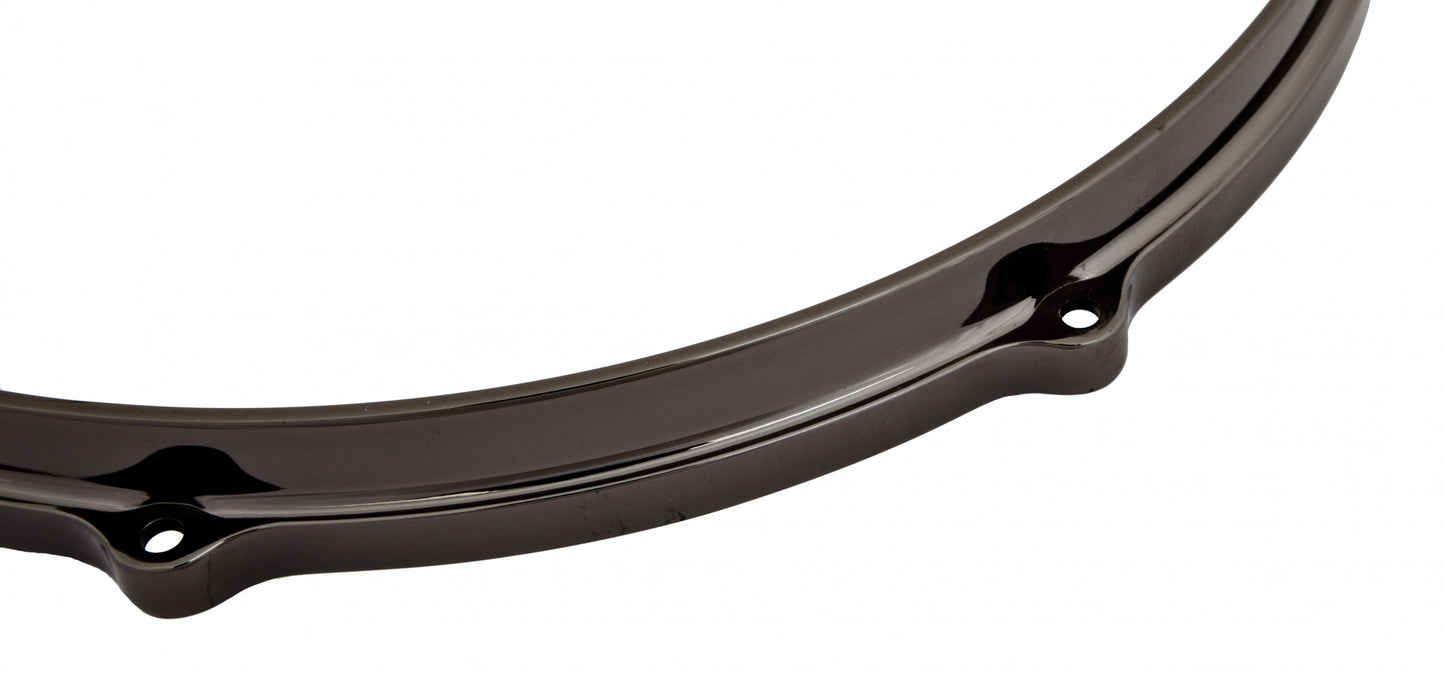 TAMA Die-Cast Hoop 14" 8-Hole - Black Nickel Batter Side