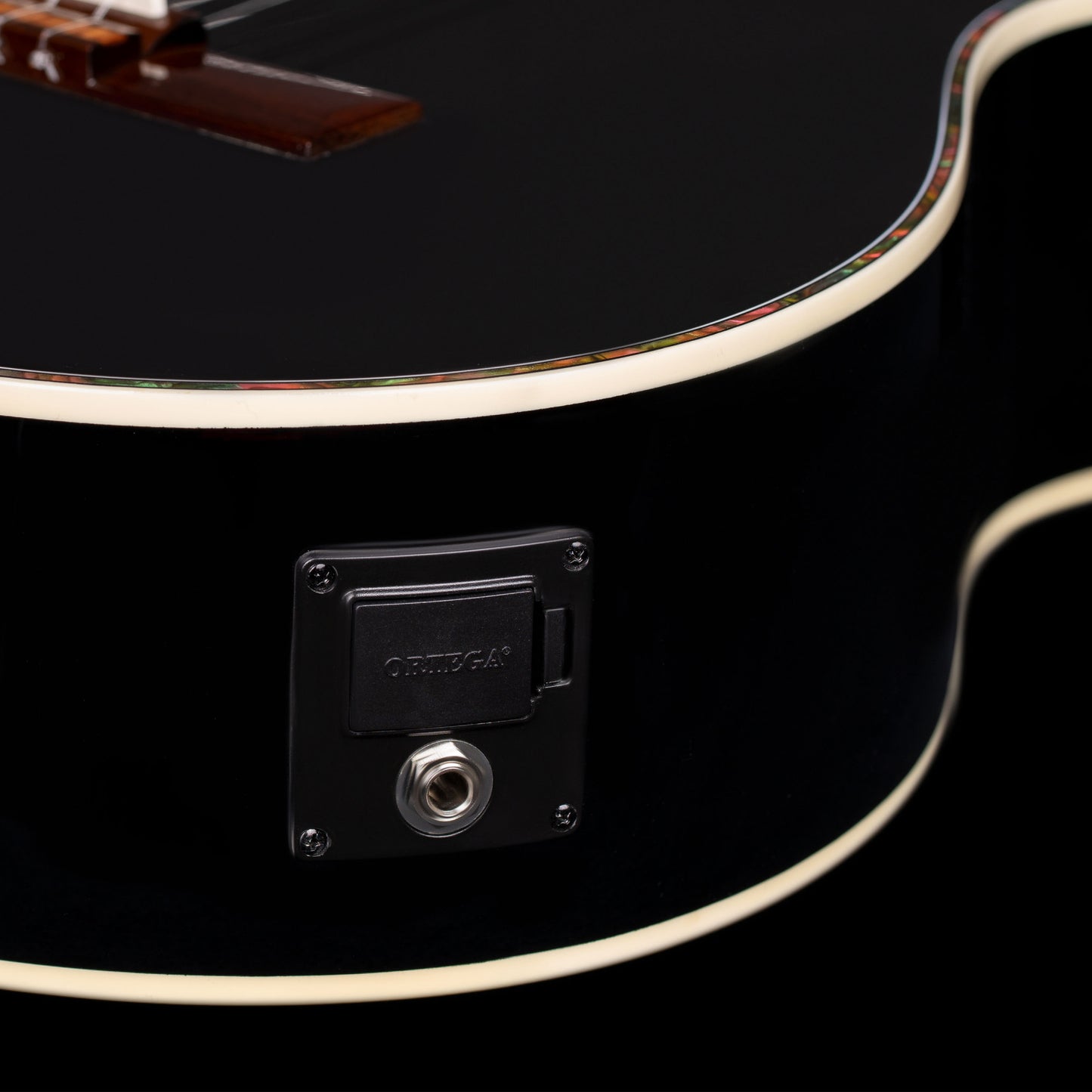 ORTEGA Family Series Pro 4/4 Classical Guitar 6 String - Solid Spruce / Mahogany Black + Gig Bag