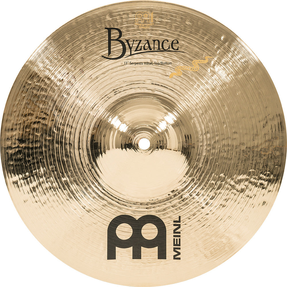 MEINL Cymbals Byzance Brilliant Serpents Hihat - 13"