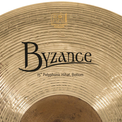 MEINL Cymbals Byzance Brilliant Polyphonic Hihat - 15"