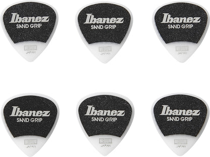 IBANEZ Grip Wizard Series Sand Grip Flat Pick - 6er Pack