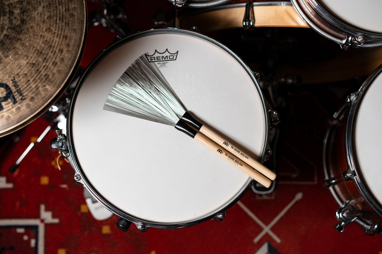 MEINL Stick & Brush - 7A Fixed Wire Brush