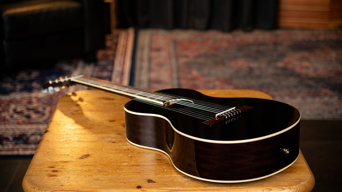 ORTEGA Ranger Series 4/4 Konzertgitarre 6-String - Black + Gigbag