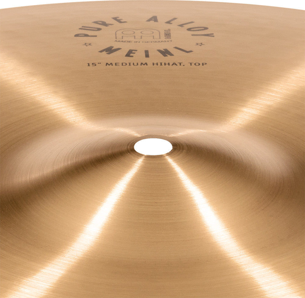 MEINL Cymbals Pure Alloy Medium Hihat - 15"