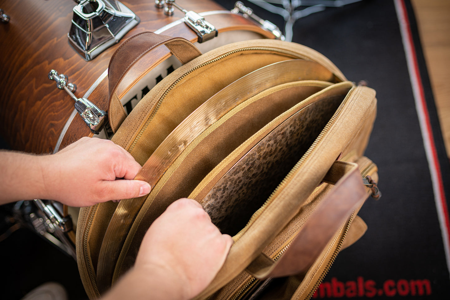 MEINL Cymbals Canvas Collection Cymbal Bag 22" - Vintage Khaki