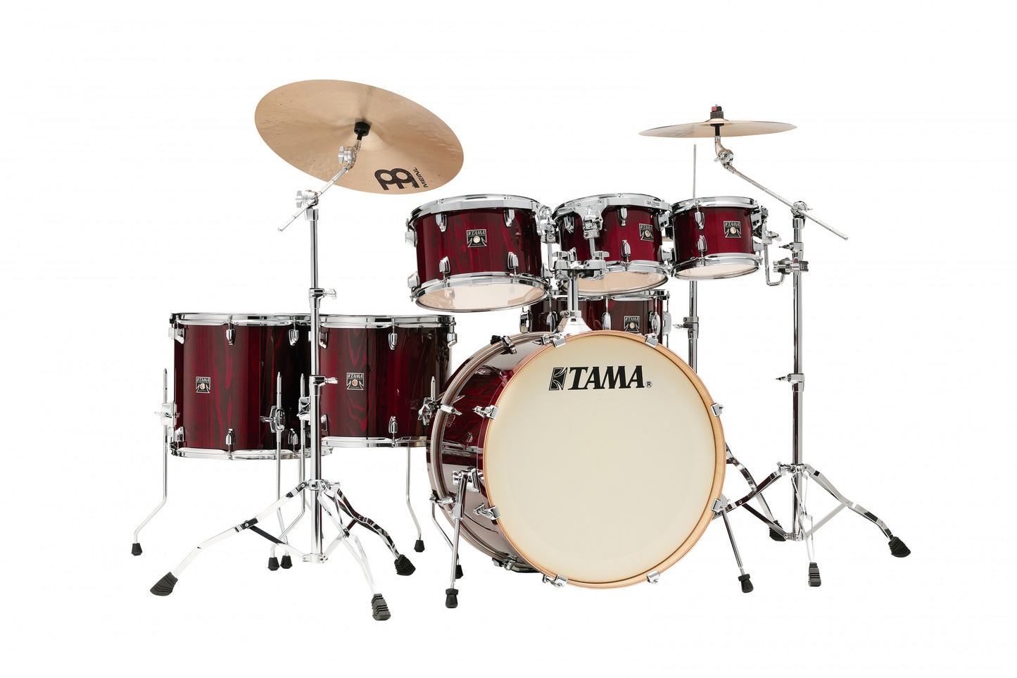 TAMA Superstar Classic Shell Kit 7 teilig - Gloss Garnet Lacebark Pine/Chrom HW
