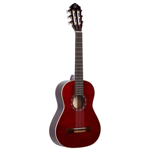 ORTEGA Family Series 1/2 Konzertgitarre 6 String - Weinrot + Bag
