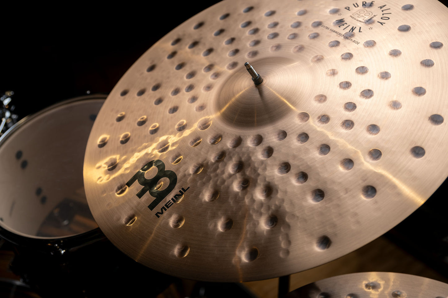 MEINL Cymbals Pure Alloy Extra Hammered Crash-Ride - 22"