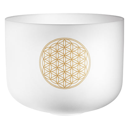 MEINL Sonic Energy Crystal Singing Bowl 16" - Flower of Life/128 Hz/C3