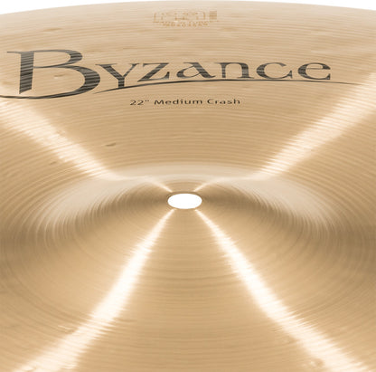 MEINL Cymbals Byzance Traditional Medium Crash - 22"