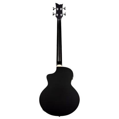 ORTEGA Deep Series 7 Medium Scale Acoustic Bass 4 String - Spruce / Mahogany Satin Black