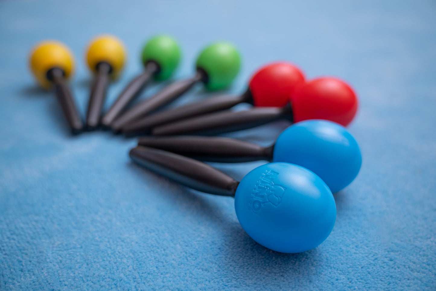 NINO Percussion Molded ABS Maracas - Grass Green