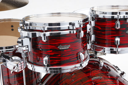 TAMA Starclassic Maple Duracover Wrap Shell Kit 4 teilig - Red Oyster/Chrom HW