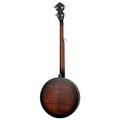 ORTEGA Americana Serie Banjo 5 String - Open Back / Mahogany Satin Whiskey Burst
