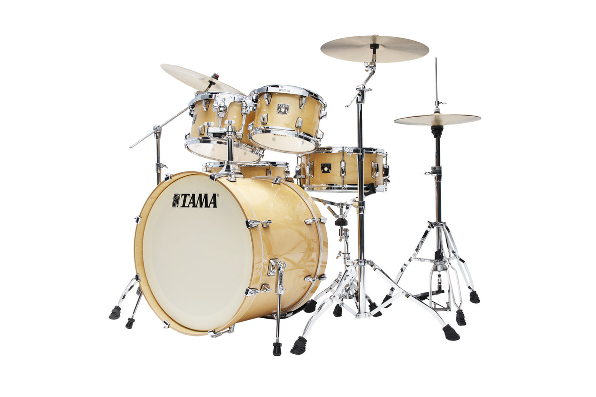 TAMA Superstar Classic Drum Set 5 pcs - Gloss Natural Blonde/Chrome HW + SM5W Hardware Kit