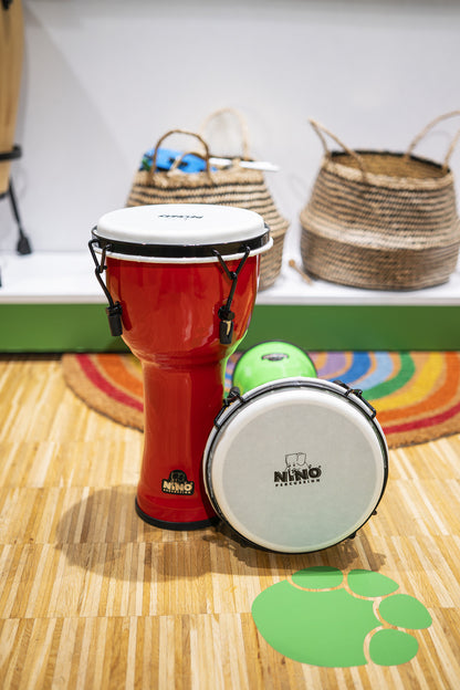 NINO Percussion Synthetic Djembe 8" - Green