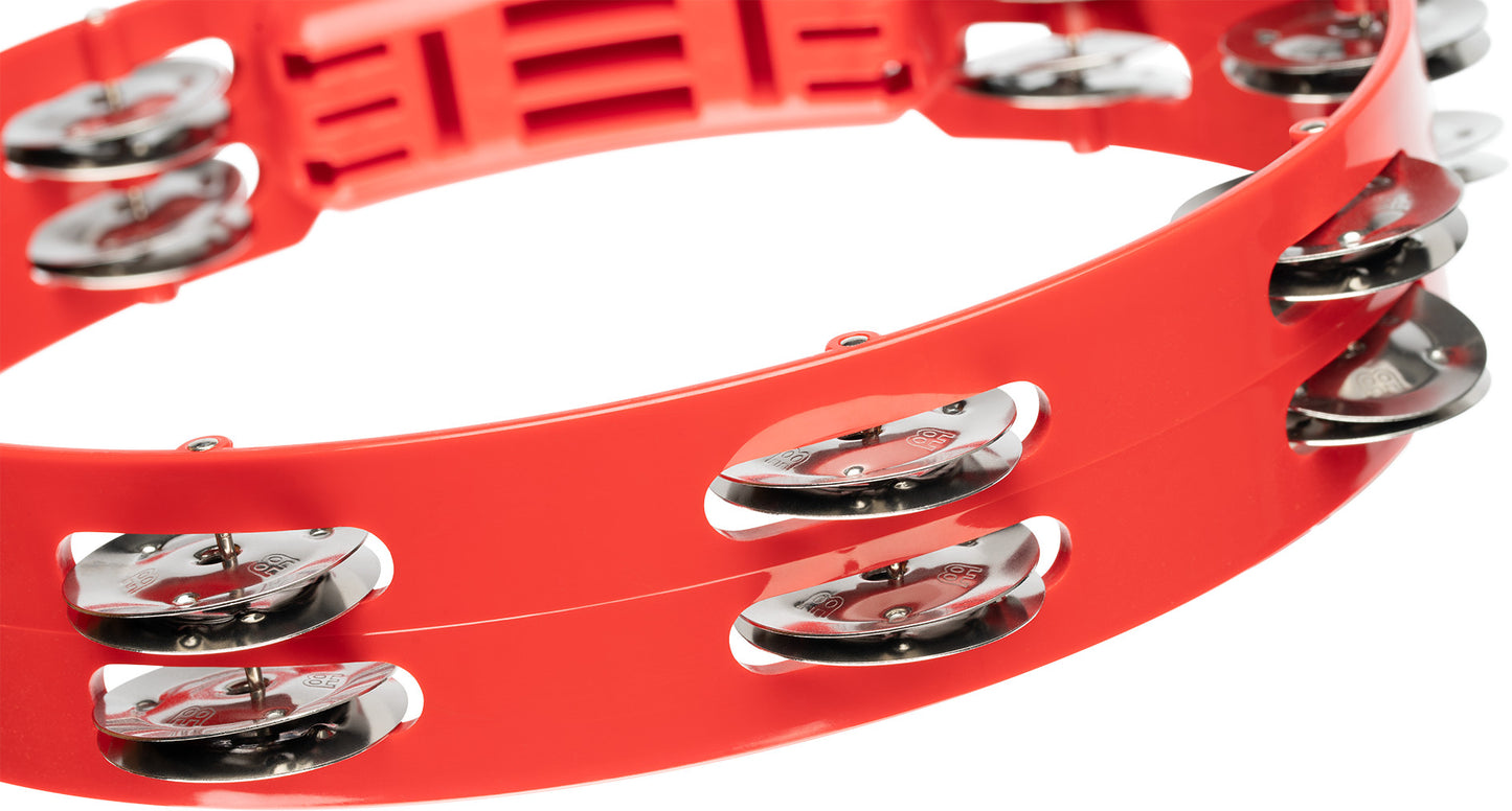 MEINL Percussion Headliner® Series Molded ABS Tambourine - 10" Red