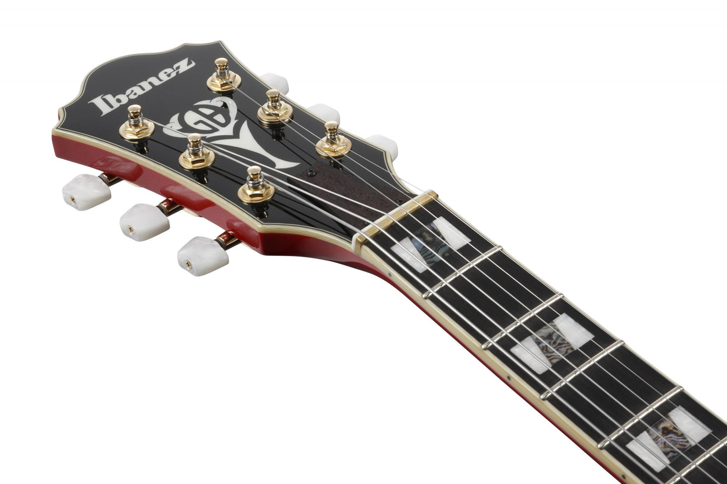IBANEZ George Benson Signature Hollow Body Guitar 6-String  - Sapphire Red + Case