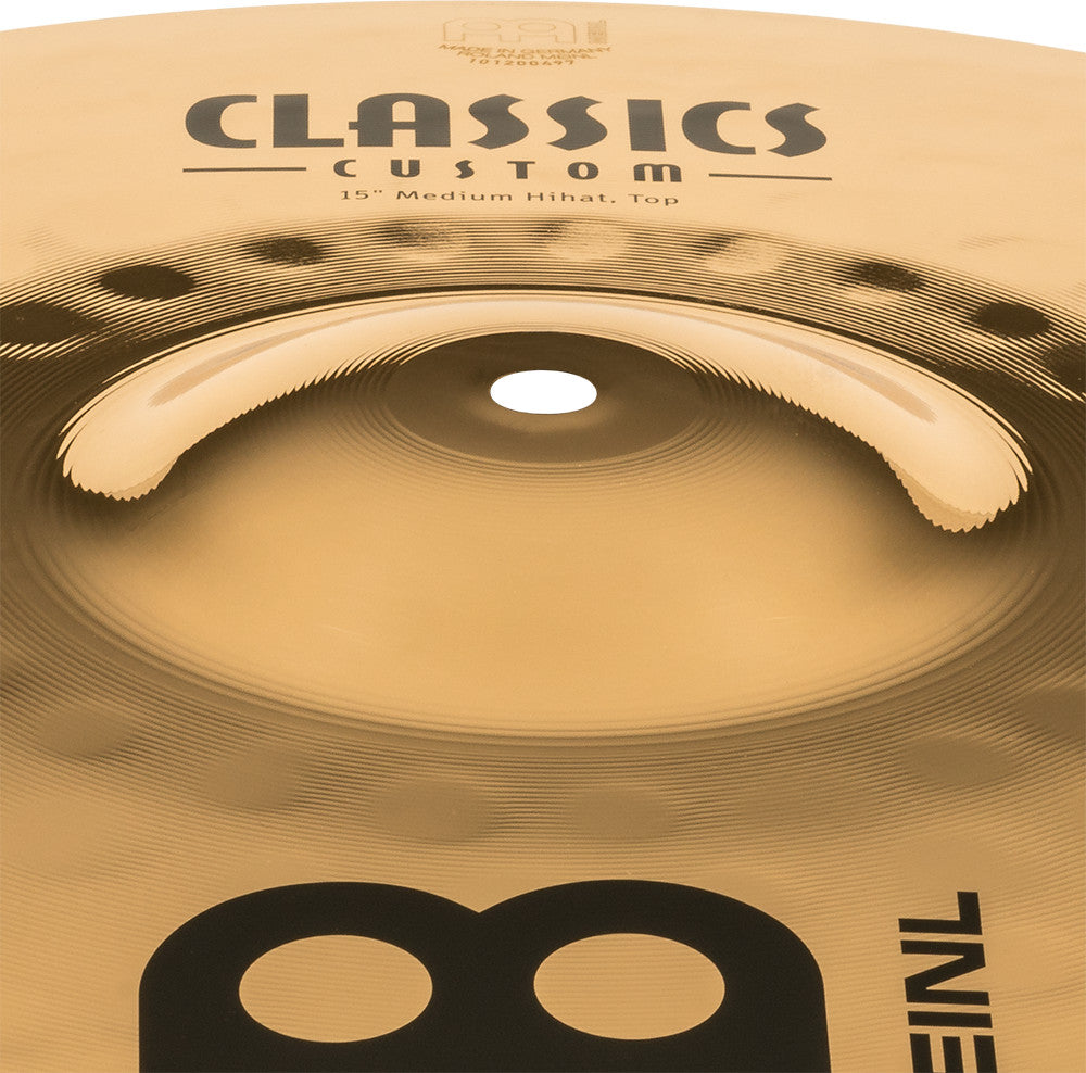 MEINL Cymbals Classics Custom Brilliant Medium Hihat - 15"
