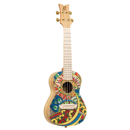 ORTEGA Art Serie Konzert Ukulele 4 String - Spruce / Catalpa Mystic India