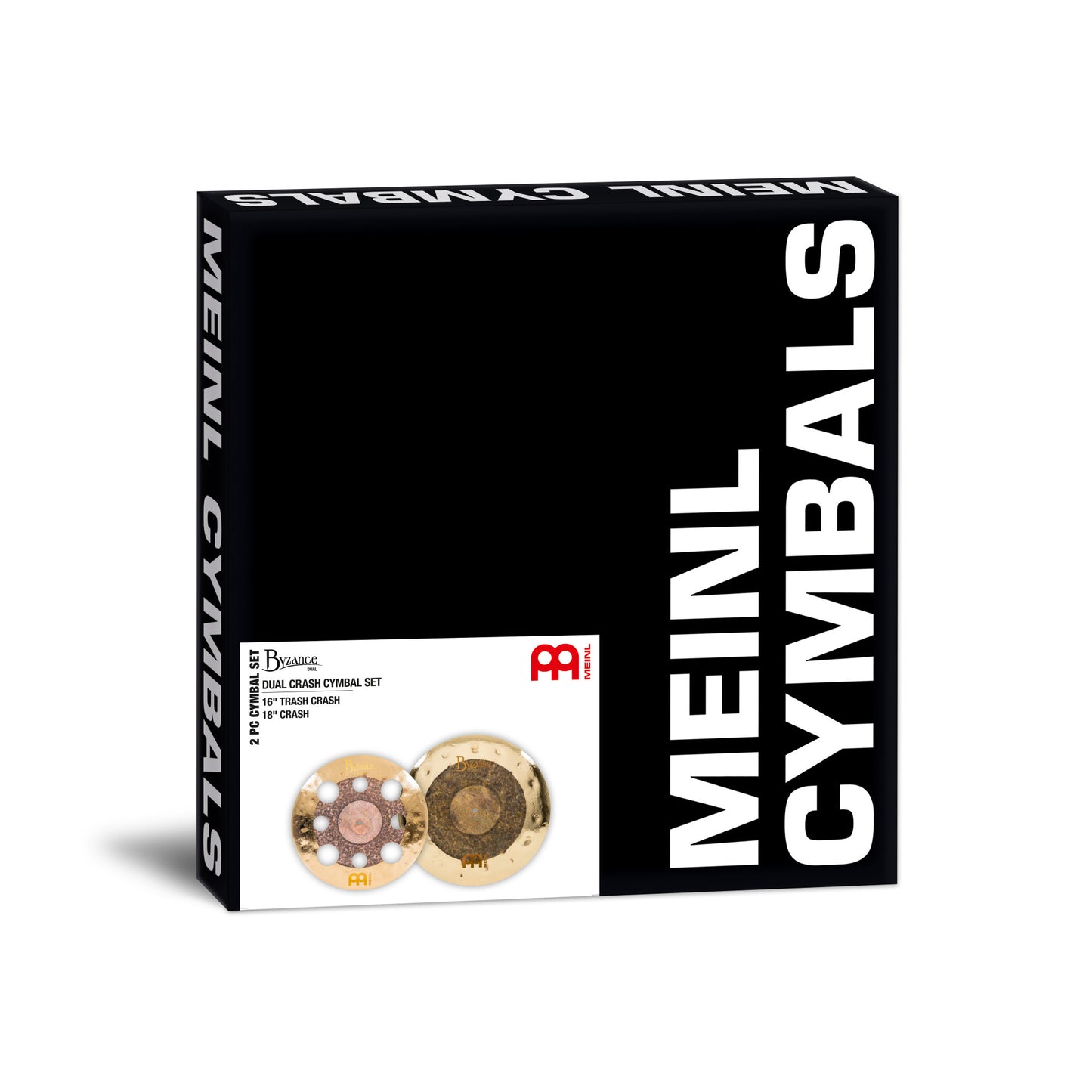 MEINL Cymbals Byzance Dual Crash Set - B16DUTRC/B18DUC