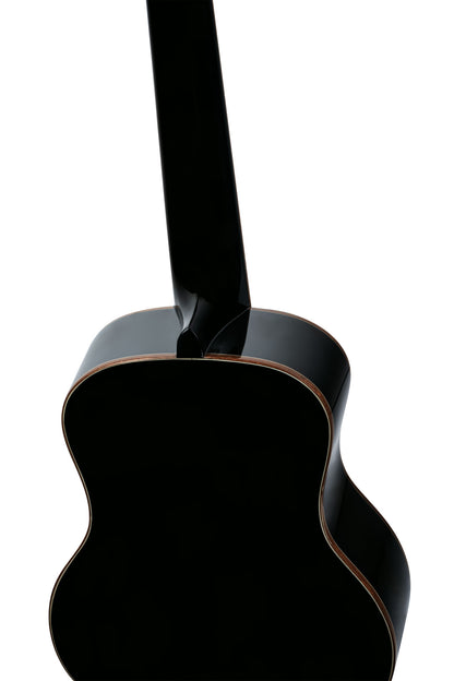 ORTEGA Onyx Serie Tenor Ukulele 4 String - Spruce / Mahogany Black + Bag