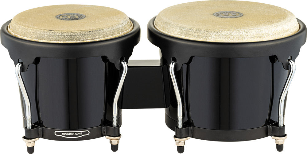 MEINL Percussion Headliner® Series Fiberglass Bongo 6 3/4" Macho & 8" Hembra - schwarz
