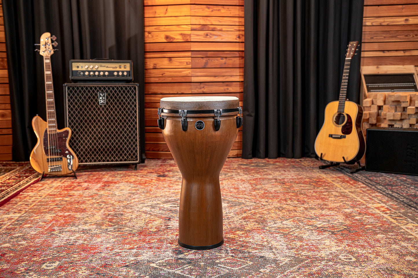 MEINL Percussion Jumbo Djembe 14" - Barnwood