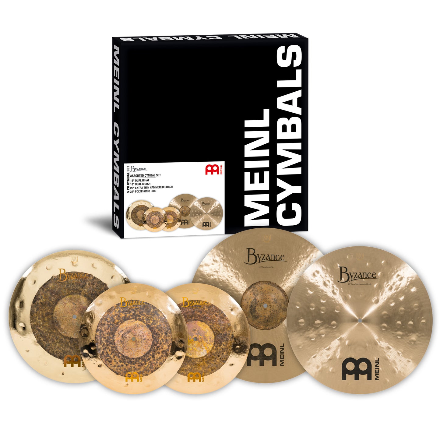 MEINL Cymbals Byzance Assorted Cymbal Set