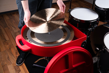 MEINL Cymbals Pro Cymbal Case Trolley 22" - Red