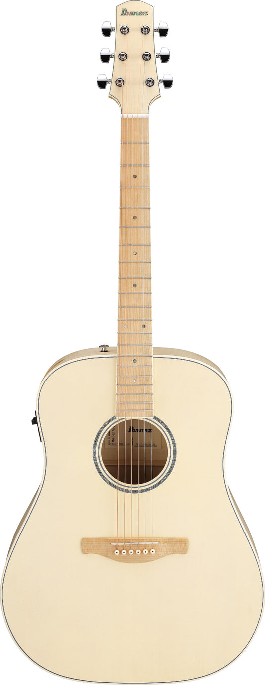 IBANEZ Advanced Acoustic AAD Acoustic Guitar 6-String - Open Pore Antique White