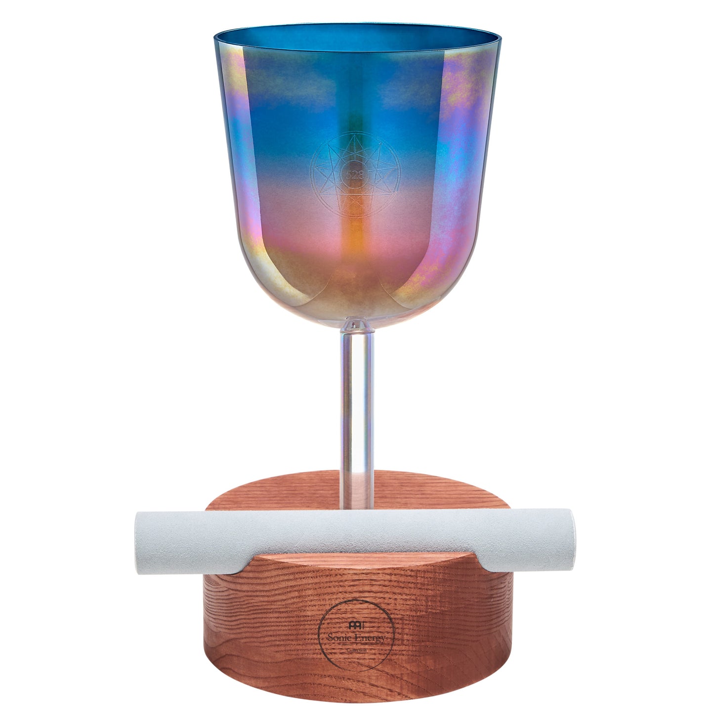 MEINL Sonic Energy Wooden Holder für Essence Crystal Singing Bowls & Crystal Tuning Forks, Mittel