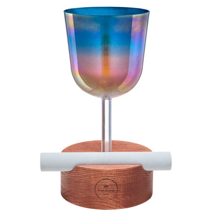 MEINL Sonic Energy Wooden Holder für Essence Crystal Singing Bowls & Crystal Tuning Forks, Mittel