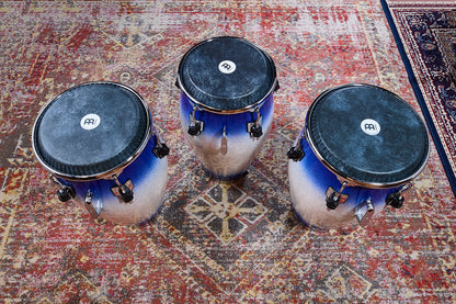 MEINL Percussion Artist Series William Kachiro Quinto 12 1/2" /REMO® Black Calfskin Skyndeep Heads - Electric Sky