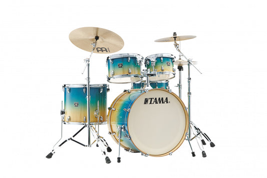 TAMA Superstar Classic Shell Kit 5 teilig - Caribbean Lacebark Pine Fade/Chrom HW