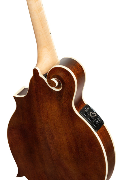 ORTEGA Americana Series F-Style Mandolin + Croco Leather Case