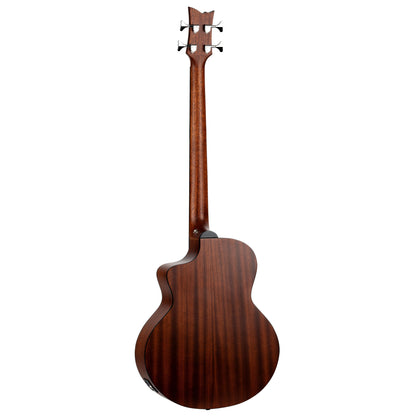 ORTEGA Deep Series 7 Medium Scale Acoustic Bass 4 String - Spruce / Mahogany Bourbon Fade