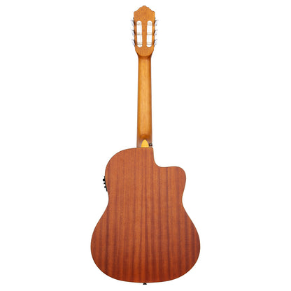 ORTEGA Family Series 4/4 Classical Slim Neck Guitar 6 String Lefty - Spruce / Mahogany Natural + Gig Bag