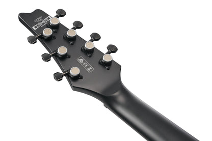 IBANEZ Iron Label Iceman E-Guitar 7 String - Black Flat