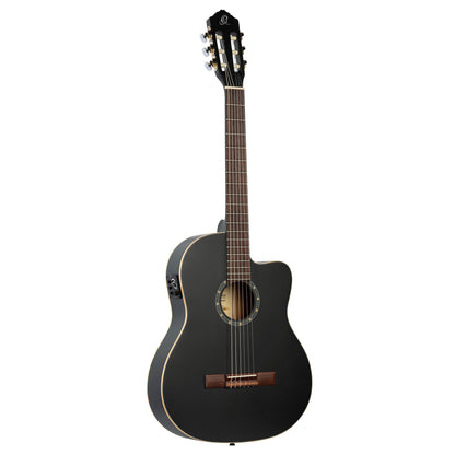 ORTEGA Family Series 4/4 Classical Slim Neck Guitar 6 String - Spruce / Mahogany Satin Black + Gig Bag