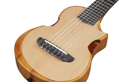 IBANEZ AU Piccolo Gitarre 6-String - Open Pore Natural + Gigbag