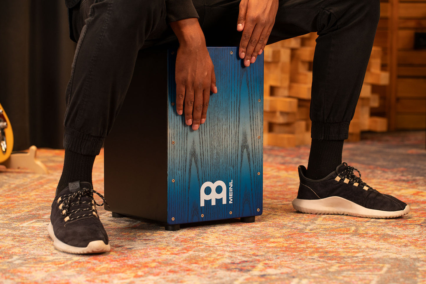 MEINL Percussion Headliner® Series Snare Cajon - Pacific Blue Fade