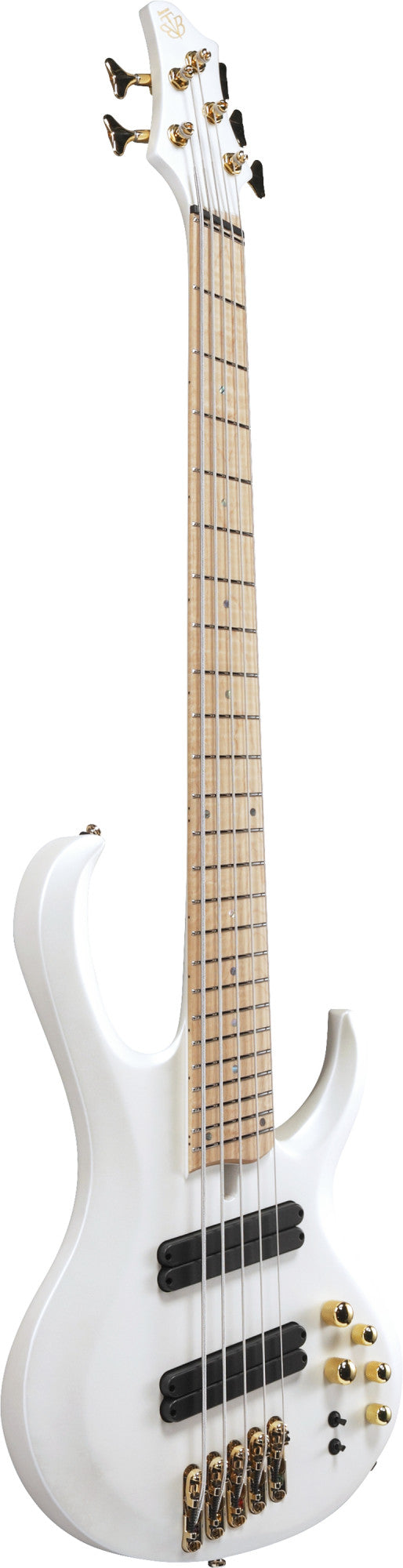 IBANEZ Bass Workshop 5-String - Pearl White Matte Multi-Scale