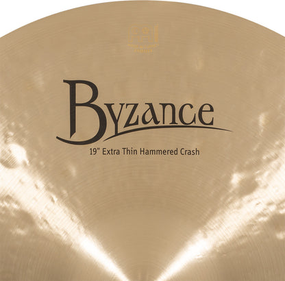 MEINL Cymbals Byzance Traditional Extra Thin Hammered Crash - 19"